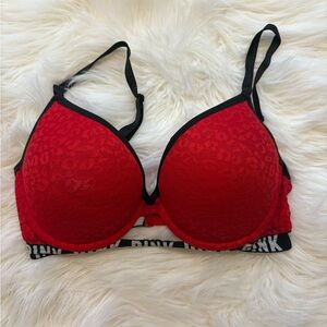 Red Women's Bra